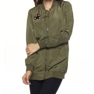 277 AMBIANCE Long Bomber Jacket